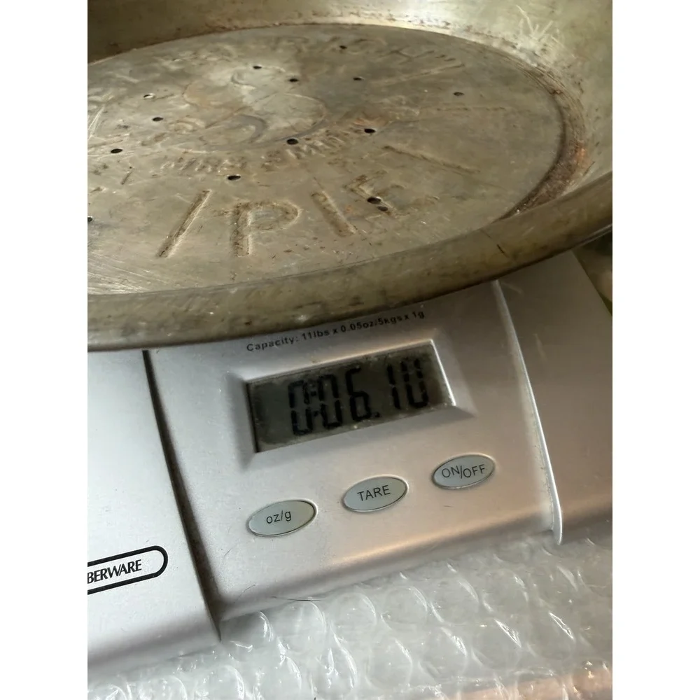 Vintage Mrs. Smith's Mello-Rich Pie Pan - Tin / Metal - 9.5